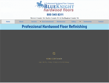 Tablet Screenshot of blueknighthardwoodfloors.com